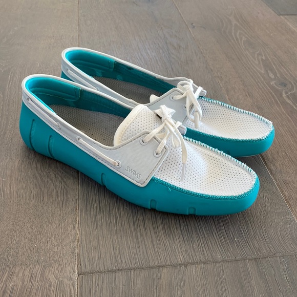Swims Shoes | Womens Swims Loafers | Color: Green/White | Size: 8 | Jamiegeyen's Closet